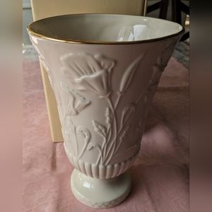 Lenox Poppy Large Vase 9"H